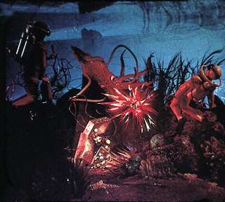 7. With a small dynamite blast, Joe frightened the squid away.